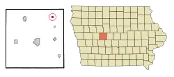 Location of Paton, Iowa