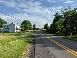 Winchester Grade Road (County Route 13) near Shanghai Road.