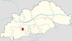 Location within Beichen District