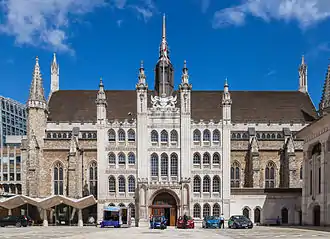 Photograph of the Guildhall in the City of London