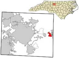 Location in Guilford County and the state of North Carolina.