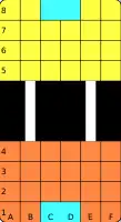 6×4 player areas, two "I" bridges [23-piece game]