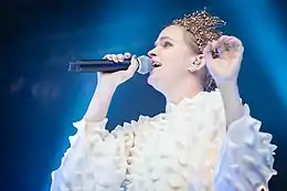 Gunnhild Sundli performing in 2018