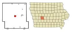 Location of Guthrie Center, Iowa