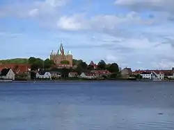 Kalundborg seen from the sea