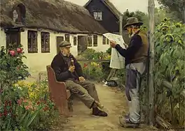 Reading the Newspaper (1912)