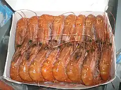 Frozen shrimp