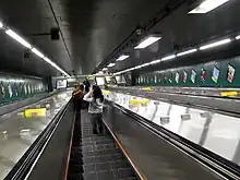 The longest escalators in the MTR system