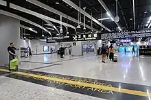 Entrance of the Mainland Port Area at West Kowloon Station