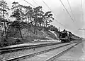 NS 4012 with a train near Hulshorst. (07-06-1951)