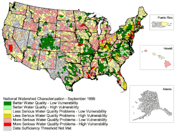 Water resource subbasins (8-digit codes)