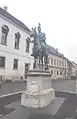 András Hadik's sculpture in Budapest