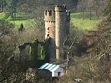 The Castle About 3/4 Mile East of Hagley Hall