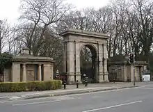 Gateway and Lodges to Haigh Hall Park