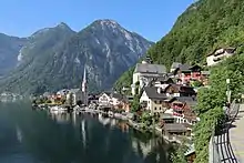 Image 38Hallstatt is known for its production of salt, dating back to prehistoric times. (from Alps)