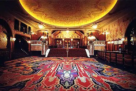 Foyer of the Tuschinski Theatre in Amsterdam by Hijman Louis de Jong (1921)