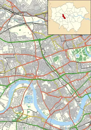 Queen Charlotte's and Chelsea Hospital is located in London Borough of Hammersmith and Fulham