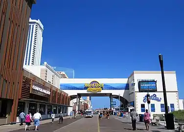 Hard Rock Hotel & Casino from the Boardwalk