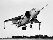 The Hawker P.1127, predecessor to the Harrier