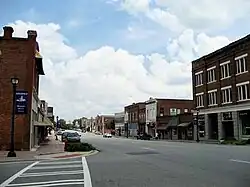 Hawkinsville Commercial and Industrial Historic District