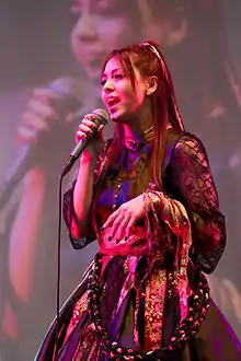 Anza performing in 2011