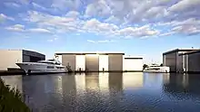 Heesen Yachts yard in Oss