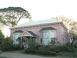 Heide I, viewed from the front gardens, in the Heide Museum of Modern Art in Bulleen, Victoria, Melbourne