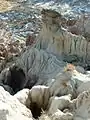 A vertical formation just off the overlook.