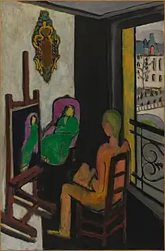 The Painter and His Model (Le Peintre dans son atelier), 1916–17, Musée National d'Art Moderne, Paris