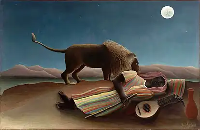 Henri Rousseau, La Bohémienne endormie  (The Sleeping Gypsy – Zingara che dorme), 1897