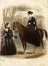 Her Majesty Empress Eugénie in riding dress