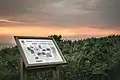 Sunset across 'The Barrows' on Heysham Nature Reserve