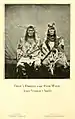 Hidatsa (Gros Ventre) chiefs Crow's Breast and Poor Wolf. Crow's Breast was head chief of the Hidatsa in the mid-1870s.