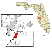 Location in Hillsborough County and the U.S. state of Florida