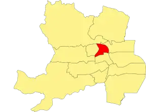 Location of the ward