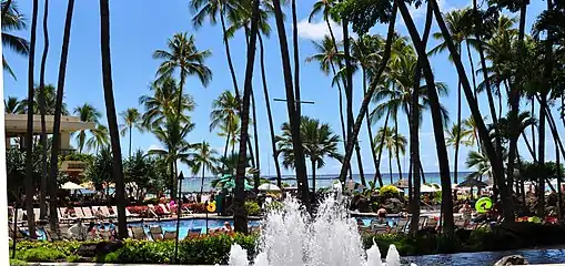 Panorama of Hilton Hawaiian Village