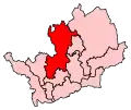 A fairly large constituency, stretching from the centre of the county northwards.