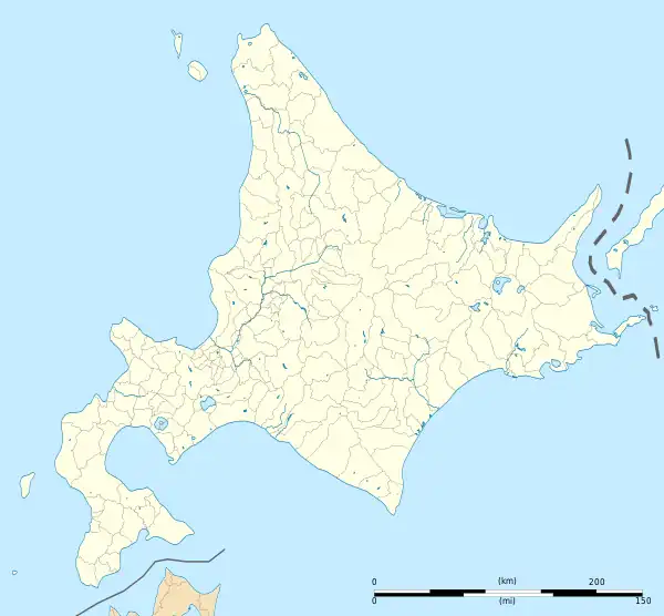 Higashi-Kunebetsu Station is located in Hokkaido