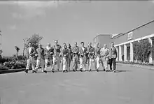 original photograph,  c. 1950s, of Butlin's redcoats