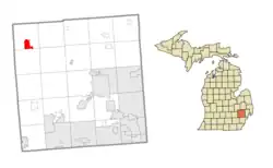 Location within Oakland County