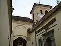 Inner gates and belfry