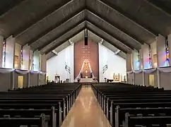 Main nave toward altar