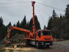 6x4 Wood harvesternear Ottomühle, Germany