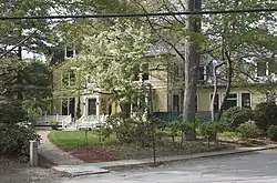 view of house through the trees