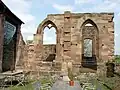 Ruins of the historic Hornbach monastery. 2005.