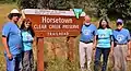 Horsetown Clear-Creek Preserve Trail Head Sign