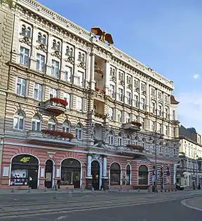 Bydgoszcz 19th century "The Eagle Hotel"