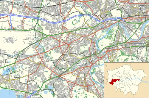 West Middlesex University Hospital is located in London Borough of Hounslow