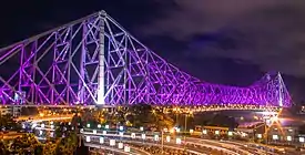 Howrah Bridge of Calcutta City of Joy