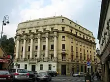 Branch building in Zagreb, the former seat of Slavenska Banka (completed 1923), acquired in 1928